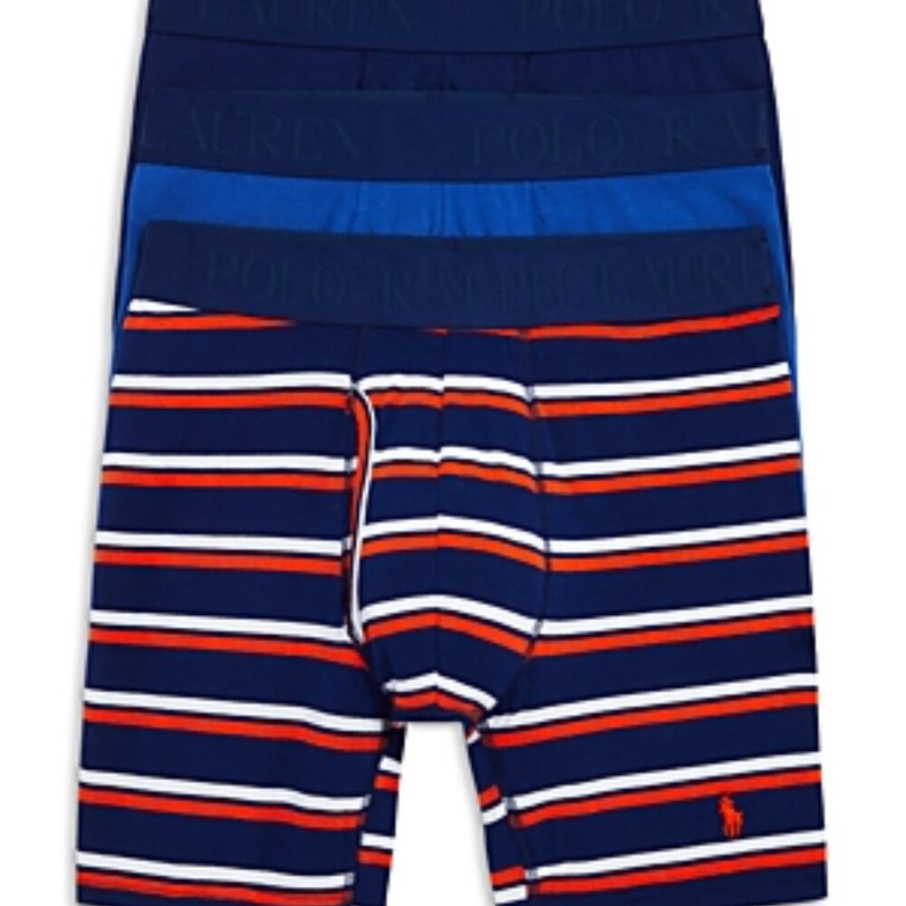 Polo Ralph Lauren 4D Flex Boxer Briefs, Pack of 3